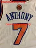 100% Stitched Carmelo Anthony Basketball Jersey Mens Women Youth Custom Number name Jerseys XS-6XL