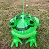 Grenouille rougeoyante gonflable de ballons de PVC avec la corde élastique rebondissant le ballon de jouet de lueur des enfants grinçant la jambe