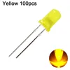 Układy zintegrowane 100 sztuk 5mm diody LED 5 mm Assorted Kit White Green Red Blue Yellow DIY Light Emitting