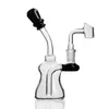 Bong per acqua in vetro da 7,5 pollici Base per beaker Dab Rigs Narghilè Fumo Tubi per acqua in vetro Rig petroliferi con banger da 14 mm