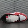Hombres de alta calidad Jumpman 1 Zapatos de baloncesto Classic Chicago Diseño único de color rojo blanco Red de zapatillas de deporte para mujer antideslizante Resistente al desgaste con la caja