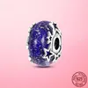 925 Sterling Silver Astronauta Księżyc Star Charms Owoce Ananas Wisiorek Lucky Eyes Koraliki Fit Pandora Bransoletka na biżuterię DIY