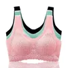3pcs Plus Size Bras for Women Push Up Seamles Bra Latex Bralette Top Bh With Pad 3XL 4XL Comfort Cooling Gathers 211217
