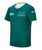 2021 Formule 1 Logo de voiture co-marqué F1 Team Racing Suit Polo à manches courtes Chemise respirante à manches courtes à col rond T-shirt personnalisé