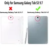 Stacca la custodia per tablet con tastiera Bluetooth senza fili per Samsung Galaxy Tab S3 9.7 SM-T820 T820 T825 con pellicola protettiva per schermo