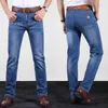 Jantour Marca Jeans da uomo Classico di alta qualità Moda Business Casual Pantaloni dritti Pantaloni Hommes Large Size 35 40 211206