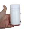 Bouteilles de pilules vides portables rondes en plastique blanc, porte-médicaments en poudre, étui pour vitamines en pharmacie 60ml9136293