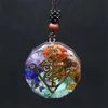 Pendant Necklaces Natural Chakras Pendants Reiki Healing Energy Generator Radiation Protection Necklace Amulet Lucky Jewelry Gifts