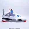 New Jumpman 4 4S Mens basketskor Militär Black Cat University Blue Sail White Oreo Red Thunder Bred Cement Women Casual Sports Shoe Outdoor Trainers Sneakers