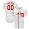 Mannen Custom Baseball Jersey Full Stitched Any Name Numbers and Team Names, Custom PLS Voeg opmerkingen toe in volgorde S-3XL 043