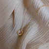 Geometrische ronde cirkel sleutelbeen ketting ketting voor vrouwen beste geschenken sieraden groothandel S-N645