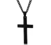 Herren Edelstahl Kreuz Anhänger Halsketten Party Supplies Männer Religion Glaube Kruzifix Charme Titan Stähle Kette Für Frauen Mode Schmuck Geschenk SN4844