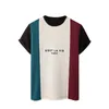 Męskie koszulki męskie T-shirt ponadgabarytowe Vintage List Drukuj Krótki Rękaw Summer Tshirts Moda Streetwear Patchwork T Koszulki Mężczyźni Camiseta