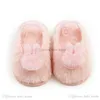 طفل أول مشوا أحذية الوليد طفل الرضع أحذية الفراء الأخفاف الناعمة بنين بنات الصنادل B6719