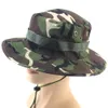 Vissen Wandeljachthoeden Camouflage Tactische pet Boonie Hat Us Army Camo Men Outdoor Sport Sun Bucket Caps 60cm6722735