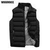 Casual Vest Men Autumn Winter Jackets Thick Vests Man Sleeveless Coats Male Warm Cotton-Padded Waistcoat men gilet veste hommes 210925