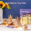 5000 피스 퍼즐 DIY 장난감 타워 브리지 빅 벤 유명한 건물 나무 3D 퍼즐 게임 조립 선물 어린이와 성인 WSJ 퍼즐