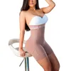 Fajas Colombianas Reductora Butt Lifter Shaper Mulheres Cintura Alta Curto Powernet Sem Costura Pressão Abdômen Levanta Gluteos Mujer 220307