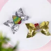 Weihnachten Kinder leuchtend rosa Schmetterling Haarband Kreuz Grenze Baby Pailletten Weihnachten Element Stirnband Babys Mädchen Haar-Accessoires