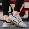 Mode Mäns Running Skor Sport Casual Flat Men Green Black Red Canvas Sneakers Trainers Outdoor Walking Jogging