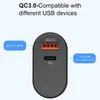 QC3.0 PD FAST-oplader 20W Type C USB Snelle oplaadadapter Dual Ports Telefoon Wandstarts voor iPhone 12 PRO MAX XR