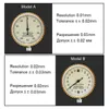 Étriers à cadran en métal antichoc à double voie 0.01 Outils de mesure de diamètre de profondeur de pied à coulisse en acier inoxydable haute résolution 210810