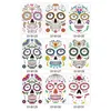 2023 Waterdicht zweet Halloween Party Supplies Masquerade grappige make -up tijdelijke sticker face tattoo stickers