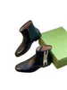 Stivaletti slip on di design classico elegante da uomo Stivali da moto con plateau casual in pelle scamosciata di marca Taglia scarpe da sera