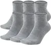 Meias de treinamento dos homens 100% algodão engrossado branco cinza preto meias meias combinação contra o fedor