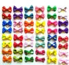 mix style Handmade Dogs Bow headband Ties Dog head hair band hair ornaments cat nick ties Jewelry Accessories decorations