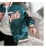 Jacke männlich koreanische Version Trend lässig wild lose Baseballuniform Jungen Jacke übergroße Jacke Kleidung Top Mode 211013