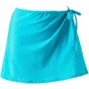 Women Skirt Casual Summer Holiday Solid Fashion Bikini Swimming Cover Up Sarong Beach Wrap Short Loose Sarongs