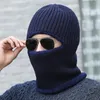 겨울 니트 전체 얼굴 마스크 따뜻한 모자 열풍 Balaclava 추운 날씨 모자 헬멧 라이너 전체 얼굴 모자 남자 모자 바다 RRE11143