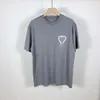 2021SS Love heart brodery Vår och sommar t-shirts Nytt mode män kvinnor Paris kläder högkvalitativ bomull t-shirt262k