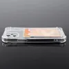 Fashion Clear Shockproof TPU Card Holder Pocket Cellphone Cases Cover For iPhone X /XR XS / 11 Pro 12 Max 13 Mini series