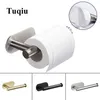 Toilet Paper Holder Nail Free Kitchen Roll Brushed Gold Stainless Steel Bathroom tissue Tissue rack holders 210720