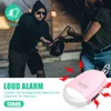 Personal Handy Alarm Dispositivo di sicurezza Portachiavi USB Ricaricabile Attacco di emergenza Anti-stupro Allarme di sicurezza per autodifesa 130 dB