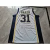 2324rare Basketball Jersey Homens Jovens Mulheres Vintage # 31 Ron Baker Ita State Tamanho S-5XL personalizado qualquer nome ou número