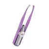 LED الحاجب Tweezer Mini Light Eyelash إزالة الشعر ملطفة مقطع الفولاذ المقاوم للصدأ أداة الجمال
