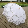 ivory lace parasols