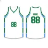 Basketball-Trikot für Herren, gestreift, kurzärmelig, Straßenhemden, Schwarz, Weiß, Blau, Sporthemd UBX58Z802