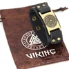 Männer Wikinger Axt Schild Amulett Armband Schmuck – passend für 20 cm – 25 cm Armreif