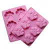 6 cavità cat zampa stampa silicone fondente torta muffa caramelle cioccolato sapone fatti a mano cottura stampo decorativo per dolci SN3012