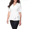 Women's Blouses & Shirts Sexy Women Solid Plus Size 6xl Tops Ladies Blusas Clothing Mujer De Moda 2022 Womens And