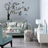 PO Tree Frame Family Forever Memory Tree Wall Decal Dekaler Dekaler Dekorativ Adeesivo de Parede Removable PVC Wall Sticker DIY ZOOOOO94AB 210420