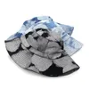 Широкие шляпы Breim Hats Bucket Hat Женщины защита от солнца Летний пляж осень джинсы ткань прочный праздник открытый аксессуар для подростков