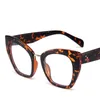 Lunettes de soleil femmes Anti lunettes bleues cadre oeil de chat lunettes optique luxe Prescription cadres léopard lunettes