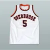 Nikivip #5 Wilt Chamberlain Overbrook Panthers High School Retro Classic Basketball Jersey Mens 스티치 커스텀 번호 및 이름 유니폼