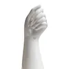 Ceramic Flower Vase Nordic Style Hand Shape Sculpture Vase Flower Planter Pot Desktop Ornaments Decor for Home 211103