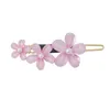 Haarclips Barrettes Koreaanse versie Kleine verse bloem haarpin INS Legering Kikker Knop Word Clip Pony